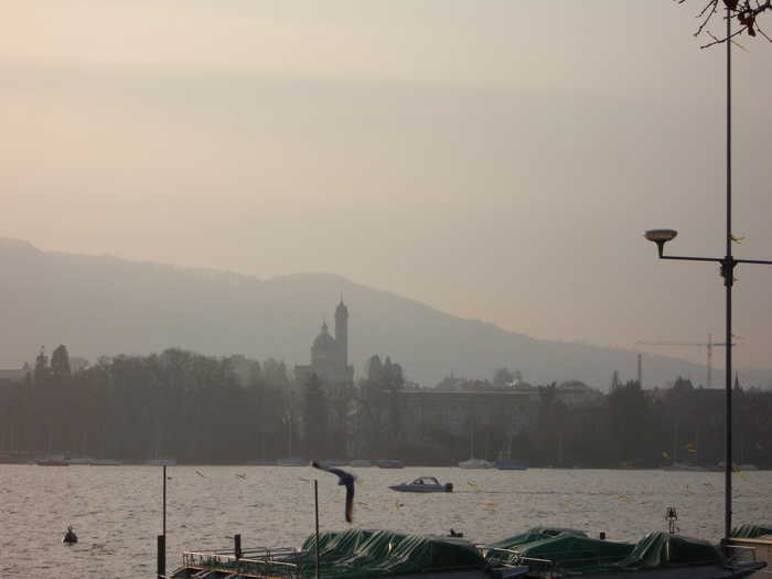 Zurich, Across the Lake to the Mountain