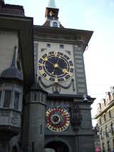Bern, Clock (80 kbytes) - Click to enlarge